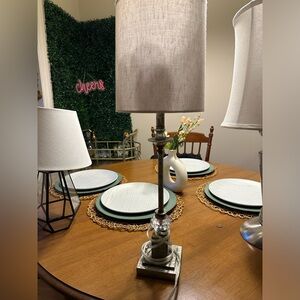 Tall side table lamp